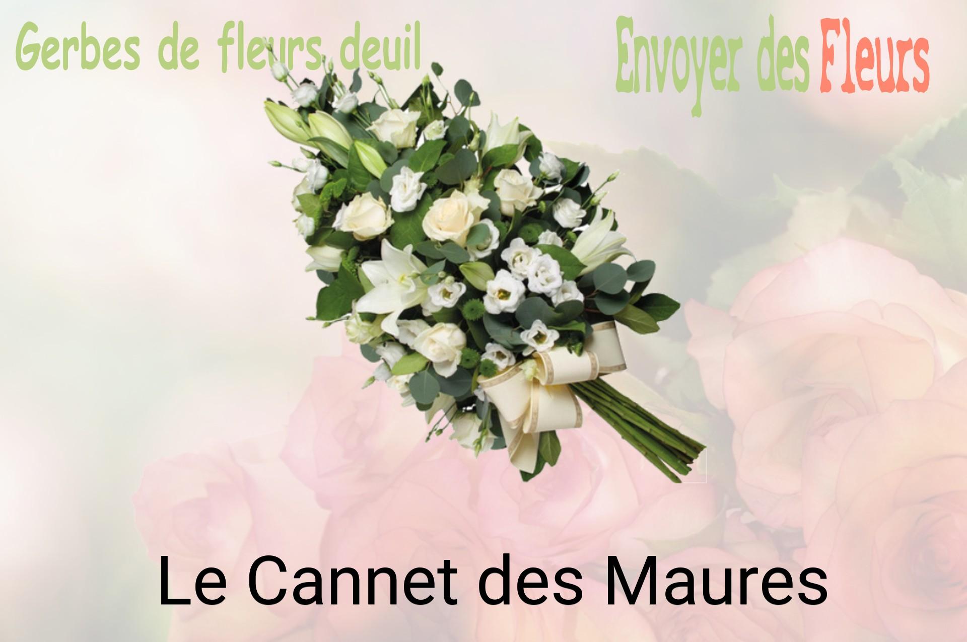 Gerbe de fleurs de deuil livrée à Le Cannet-des-Maures